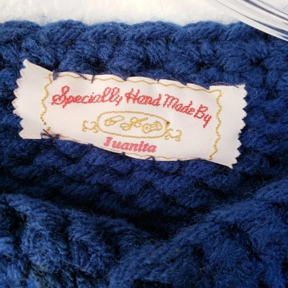 Vintage hand knitted